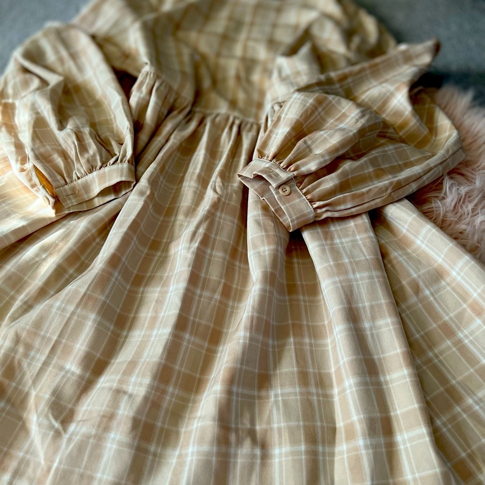 Misguided babydoll balloon sleeve dress